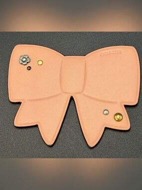 COACH Pink Bow Patch